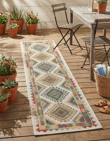 2' x 7' 10 Easy-Clean Baja Indoor / Outdoor Runner Rug