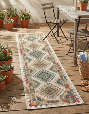 2' x 7' 10 Easy-Clean Baja Indoor / Outdoor Runner Rug
