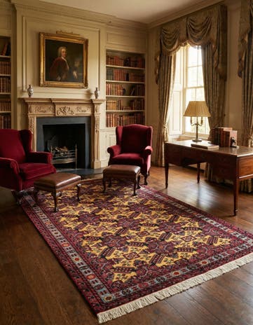 5' 3 x 8' 6 Georgian Wool Rug