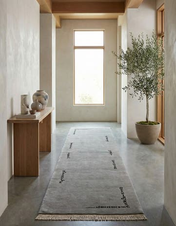 3' x 11' 3 Hand Knotted Tibet Wool Runner Rug