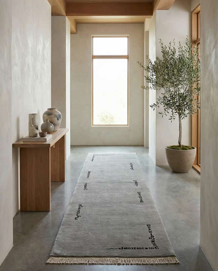 3' x 11' 3 Hand Knotted Tibet Wool Runner Rug