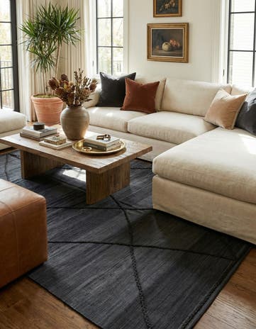 7' 1 x 9' 9 Hand Knotted Moroccan Wool Rug