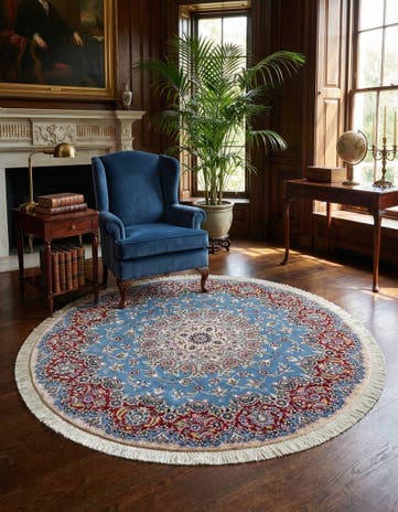 4' 11 x 4' 11 Nain Round Rug