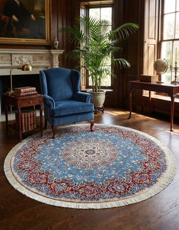 4' 11 x 4' 11 Nain Round Rug