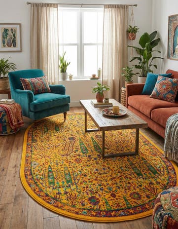 5' 3 x 8' Calypso Oval Rug