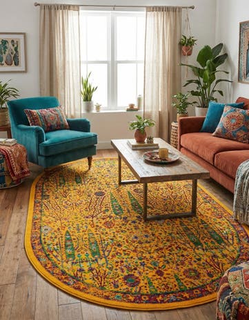 5' 3 x 8' Calypso Oval Rug