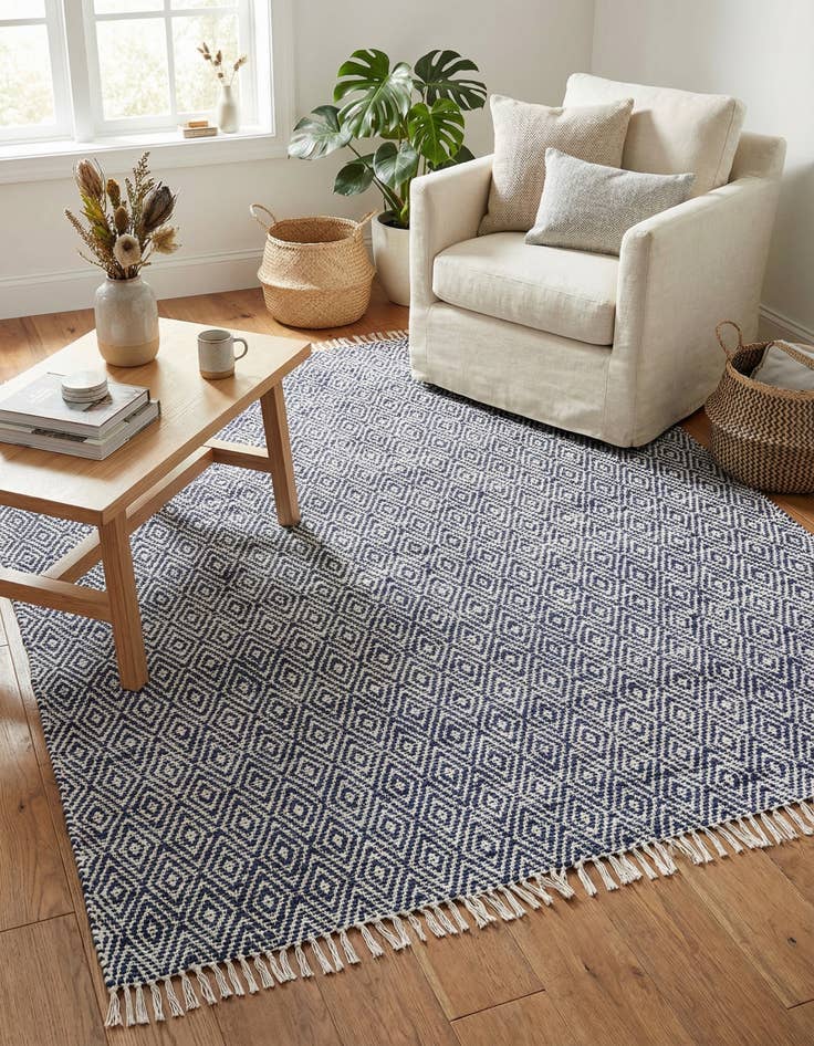 Detail image of  7' 10 x 10'  Hand Woven Braided Jute Rug