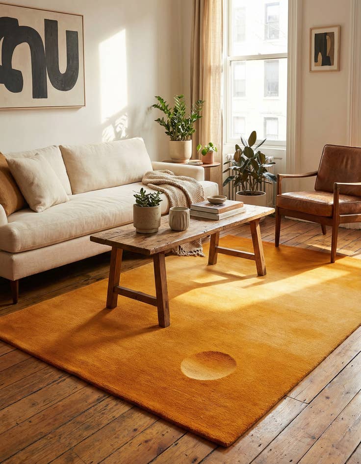 Detail image of 4' x 6'  Hand Knotted Nepal Wool Rug