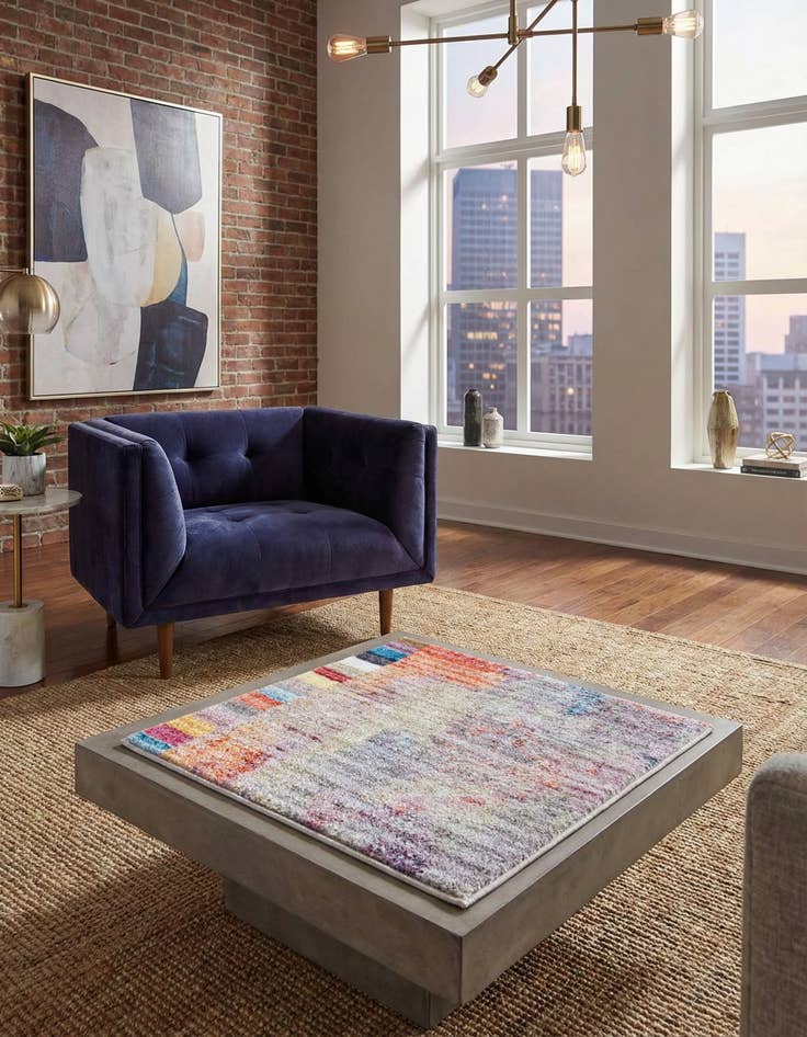 Detail image of 1' 8 x 1' 8 Downtown Sample Rug