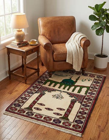 2' 7 x 3' 10 Hand Knotted Balouch Persian Wool Rug
