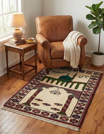2' 7 x 3' 10 Hand Knotted Balouch Persian Wool Rug