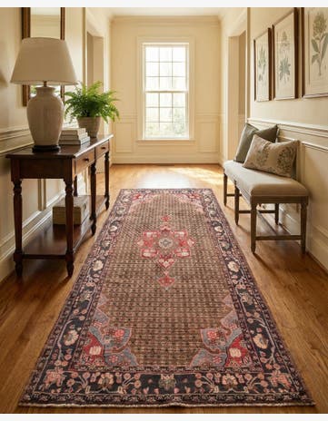 5' x 10' 3 Hand Knotted Koliaei Persian Wool Runner Rug
