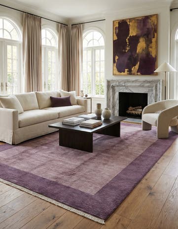 6' 7 x 9' 11 Hand Knotted Darya Wool Rug