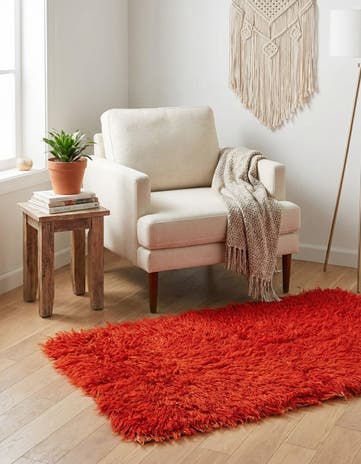 2' 2 x 4' Hand Knotted Moroccan Wool Rug