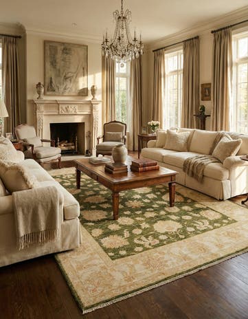6' 9 x 9' 11 Ziegler Wool Rug