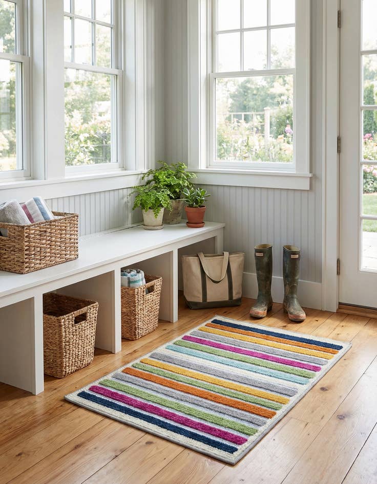 Detail image of 2' x 3' Easy-Clean Aruba Indoor / Outdoor Rug