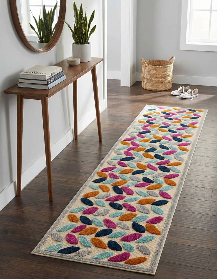 Detail image of 2' x 10'  Washable Aruba Indoor / Outdoor Runner Rug