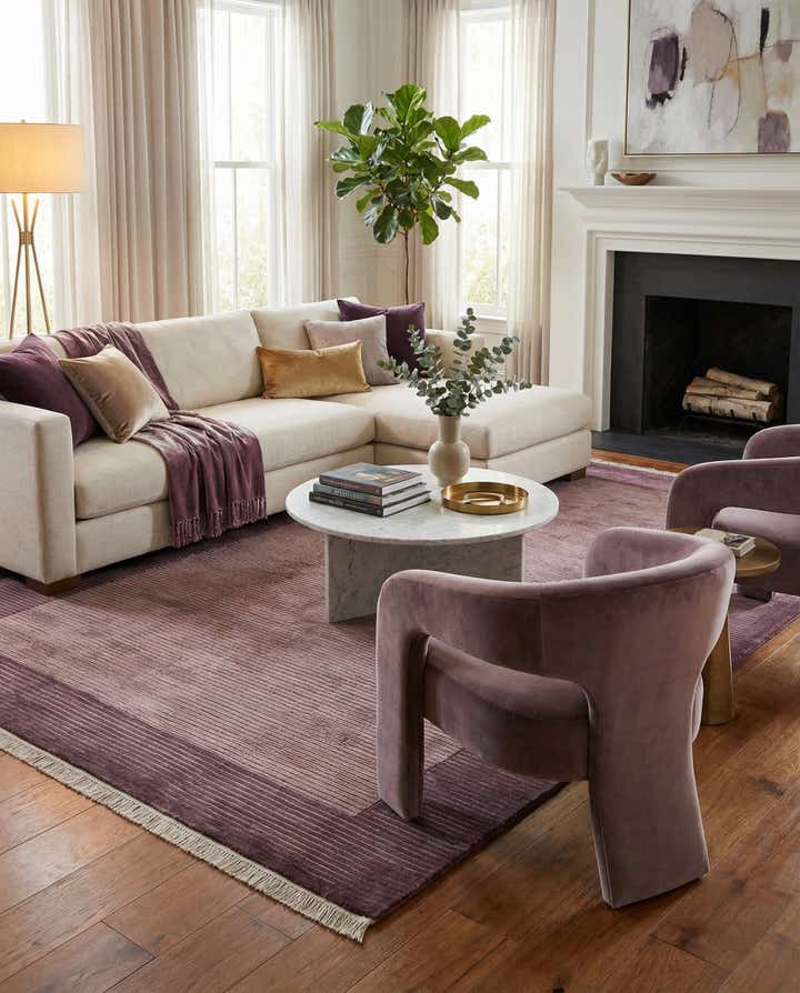 6' 6 x 10' Hand Knotted Darya Wool Rug