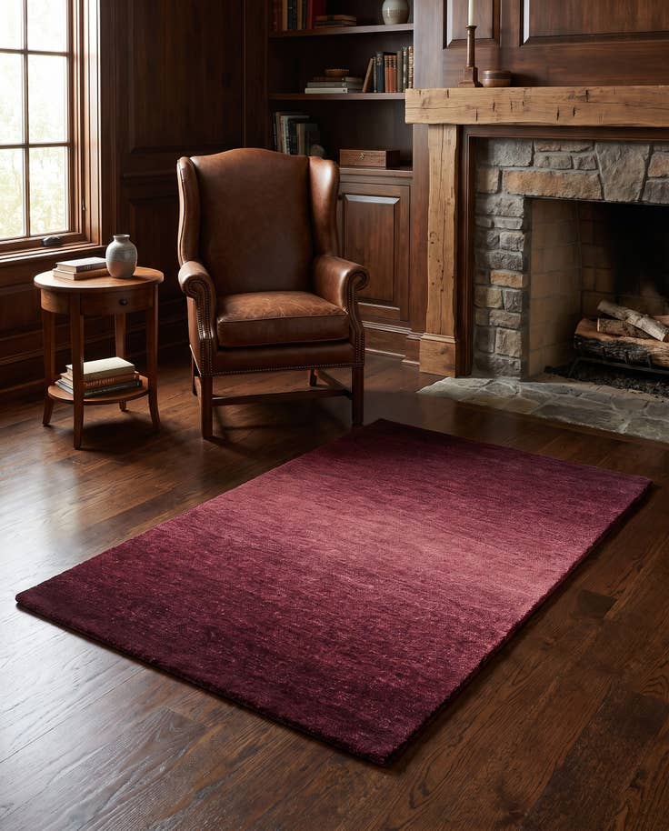 Detail image of 4' x 5' 10 Hand Knotted Gabbeh Wool Rug
