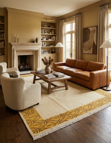 8' 3 x 11' 4 Hand Knotted Tibet Wool Rug