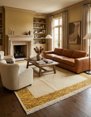 8' 3 x 11' 4 Hand Knotted Tibet Wool Rug