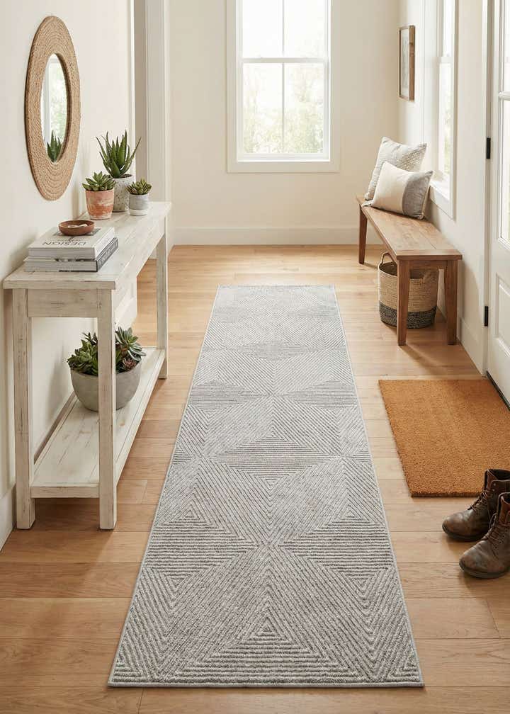 2' 7 x 12' Easy-Clean Sabrina Soto Indoor / Outdoor Runner Rug