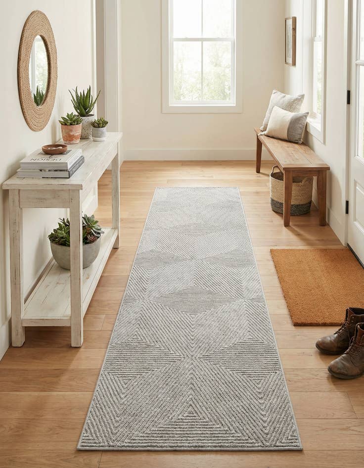 Detail image of  2' 7 x 12'  Washable Sabrina Soto Indoor / Outdoor Runner Rug