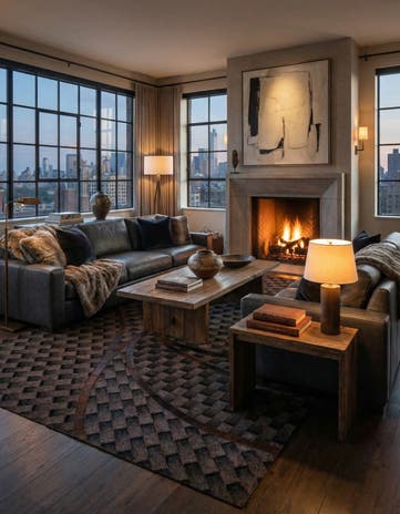 5' 1 x 7' 11 Cowhide - Patchwork Rug