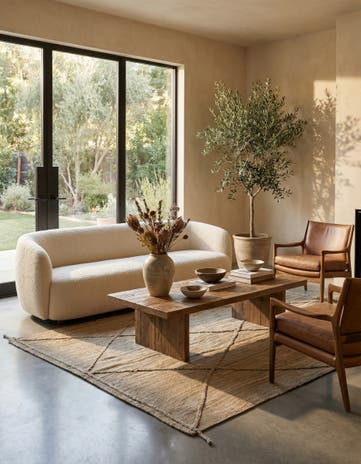 4' 9 x 6' 7 Hand Woven Kilim Modern Wool Rug
