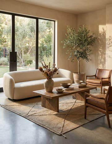 4' 9 x 6' 7 Hand Woven Kilim Modern Wool Rug