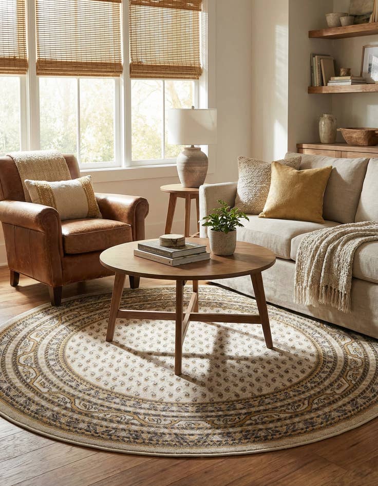 Detail image of 5' x 5' Tribeca Round Rug