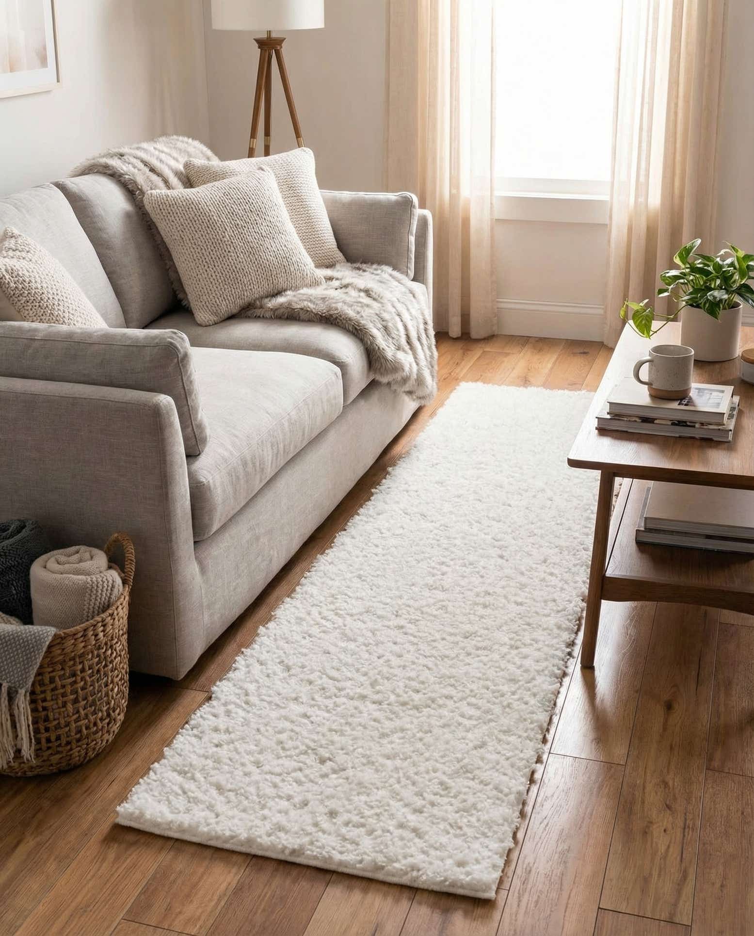 2' x 8' Zermatt Shag Runner Rug