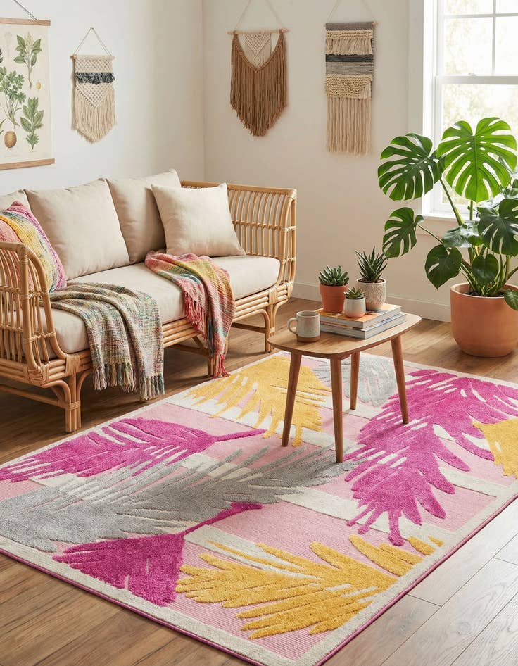 Detail image of 5' 3 x 8'  Washable Aruba Indoor / Outdoor Rug