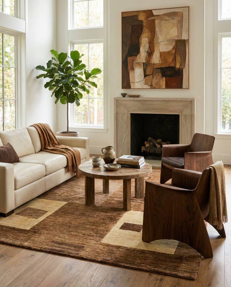 Detail image of 5' 9 x 7' 7 Juma Wool Rug