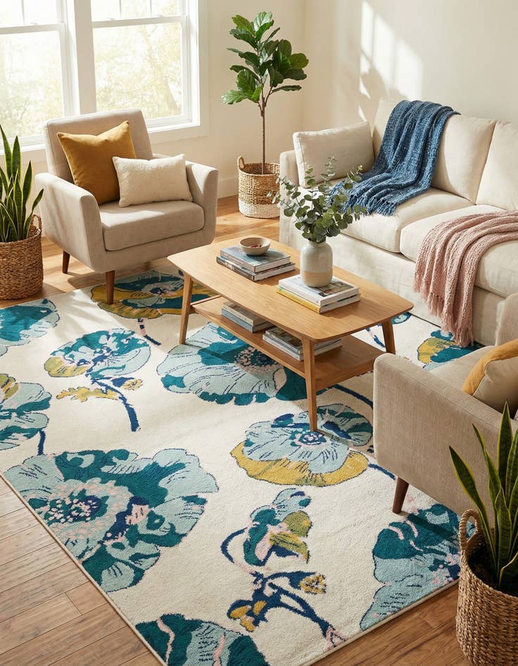 Detail image of 7' 10 x 10' Bloom Rug