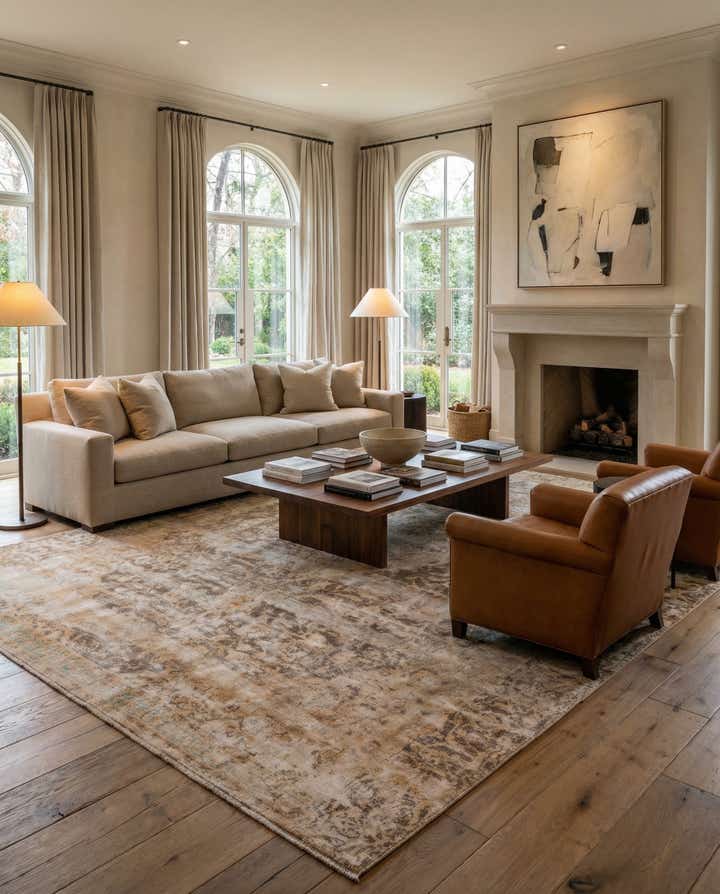 8' 7 x 12' 4 Hand Knotted Ultra Vintage Persian Wool Rug