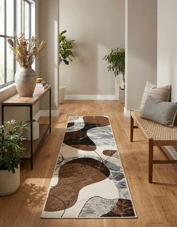 2' x 8' Easy-Clean Modern Indoor / Outdoor Runner Rug