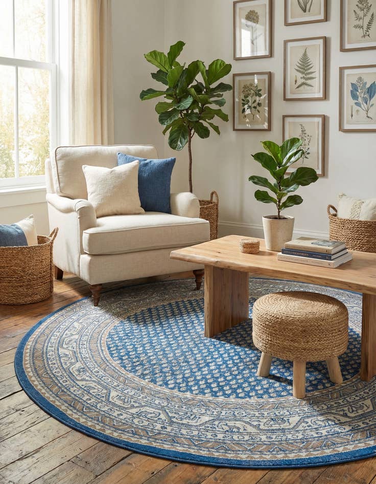 Detail image of  5' x 5' SoHo Round Rug