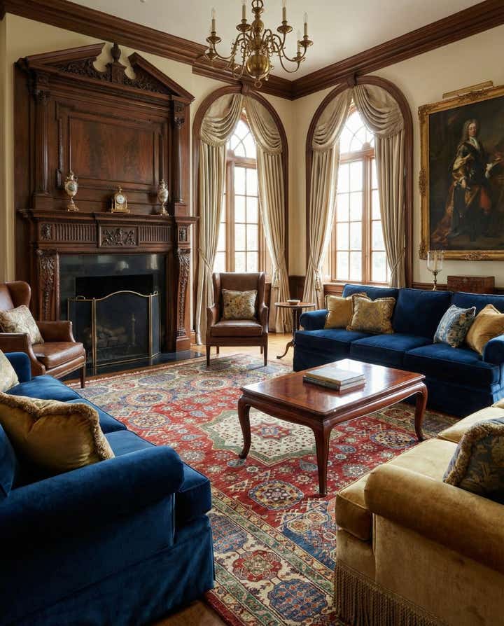 7' x 9' 7 Hand Knotted Ariana Ziegler Rug