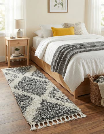 2' x 6' Serenity Shag Runner Rug