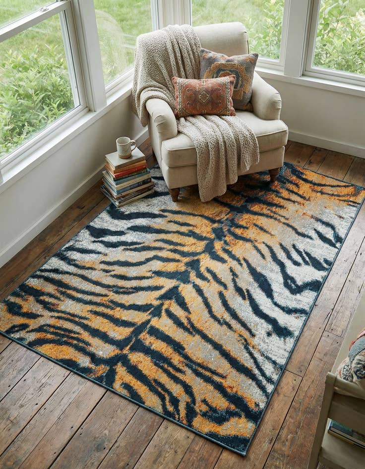 Detail image of 4' x 6' Kamala Washable Rug