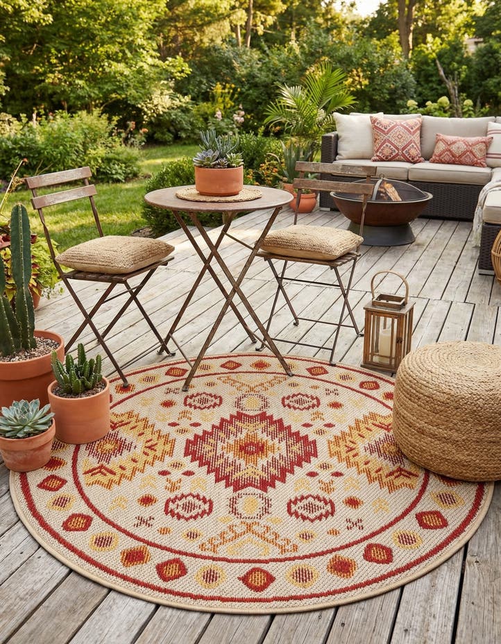4' x 4' Easy-Clean Baja Indoor / Outdoor R...