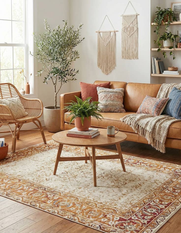 Detail image of  5' 2 x 7' 7 Delilah Rug