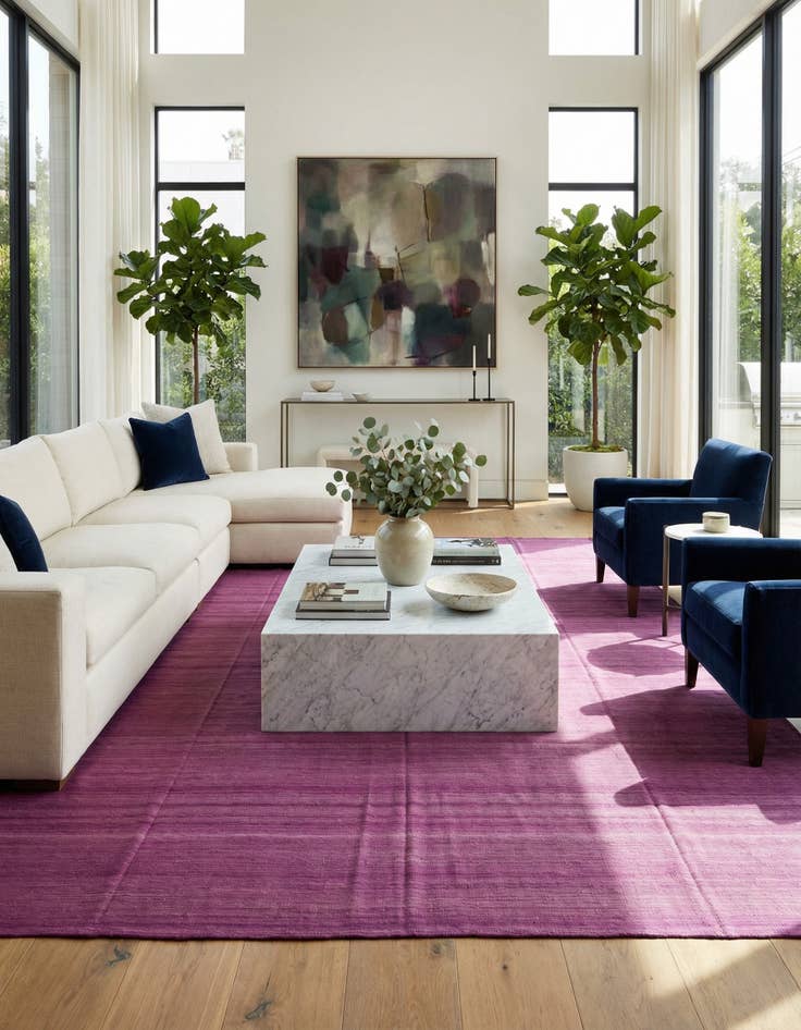 Detail image of 13' 9 x 19' 7  Hand Woven Kilim Modern Wool Rug