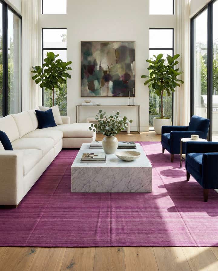 13' 9 x 19' 7 Hand Woven Kilim Modern Wool Rug