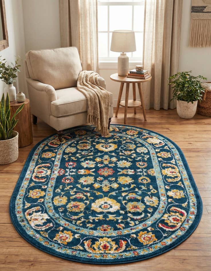 Detail image of  4' x 6' Aurelia Oval Rug