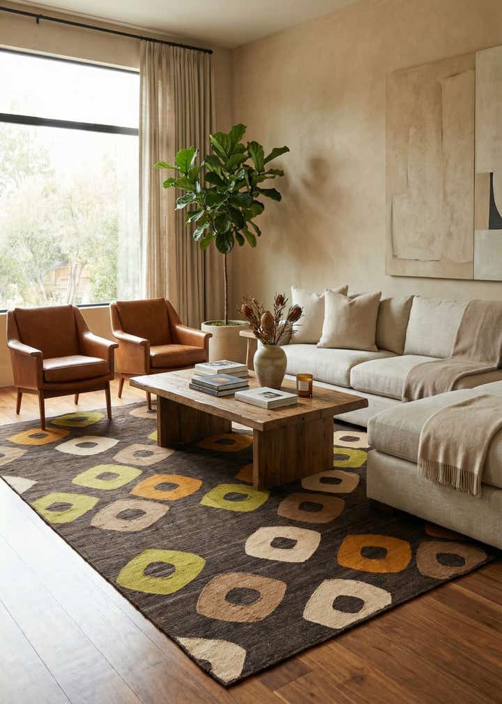 7' 4 x 10' Hand Woven Kilim Modern Rug