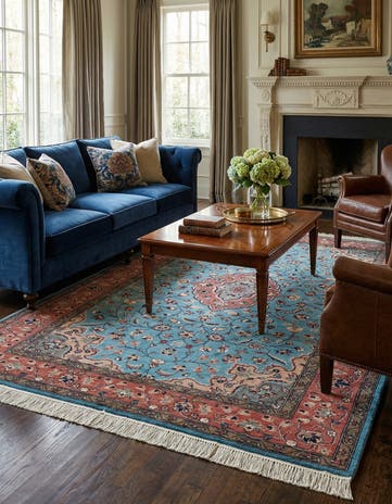 5' 1 x 8' 4 Hand Knotted Lahour Wool Rug