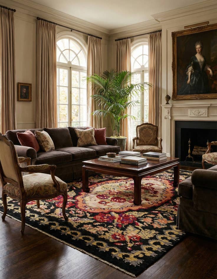 Detail image of 8' x 9' 9  Hand Knotted Darya Rug