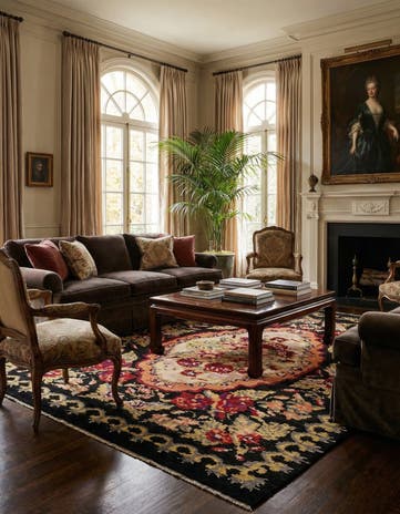 8' x 9' 9 Hand Knotted Darya Rug